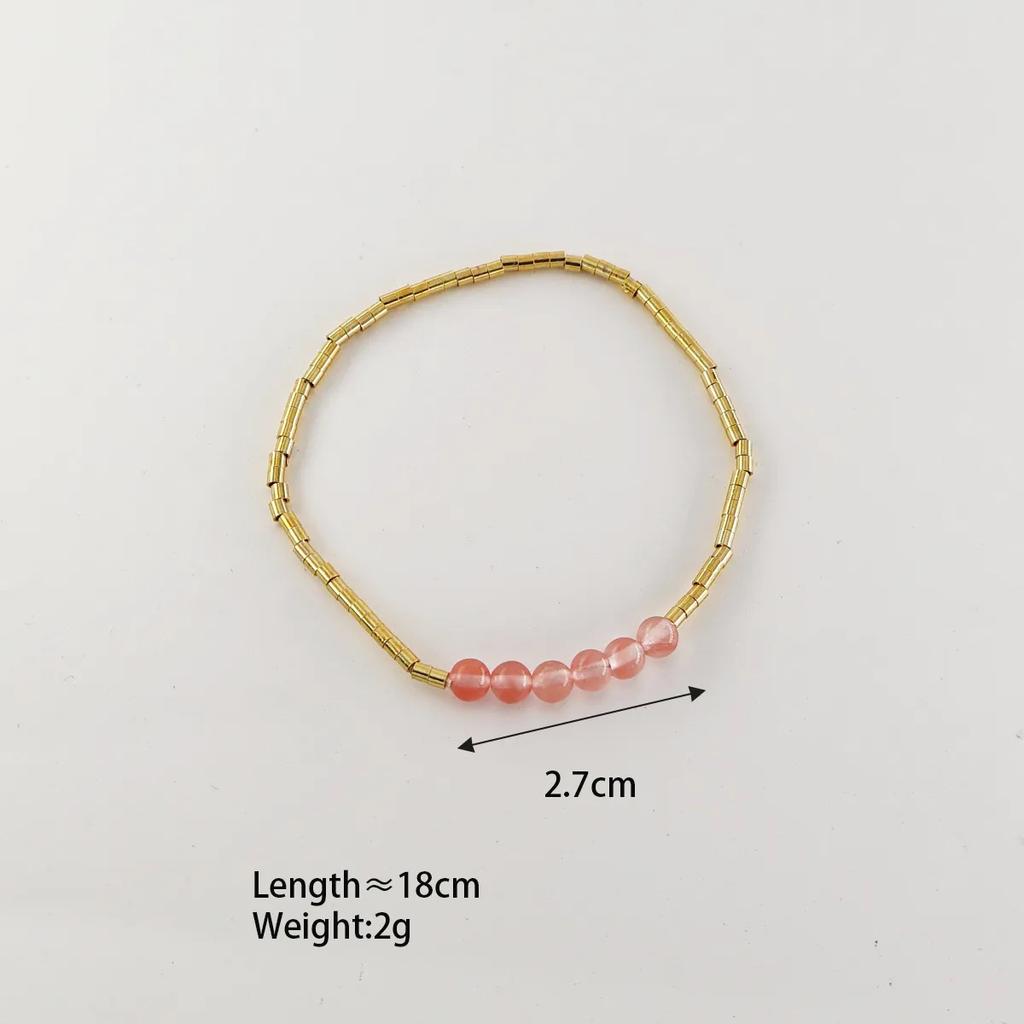 Woven Natural Freshwater Pearl Bracelet Baroque Pearl Beaded Ring Set Color Retaining Jewelry Women