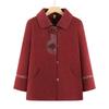 Elderly Women's New Chinese Style Jacquard Cardigan