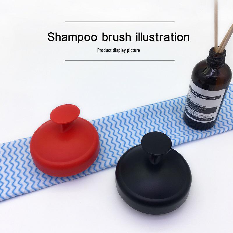 Korean Style Matte Silicone Scalp Massaging Shampoo Brush