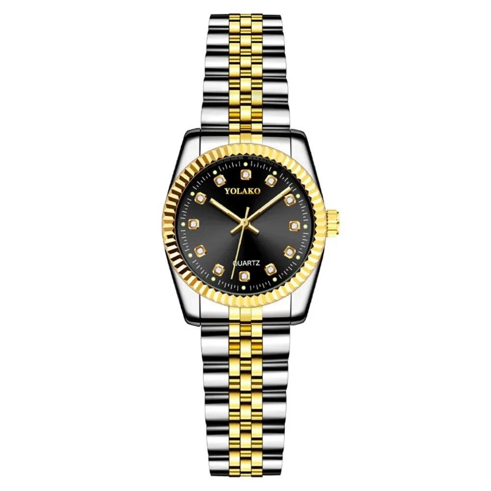 New Women's Wrist Watches Luxury Brand Women Quartz Watches Clock Stainless Steel Casual Fashion Wristwatch Relogio Feminino Hot