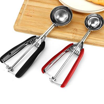 Stainless Steel Ice Cream Scoop Professional Ball Digger Spoon for Baking Fruit Scooper with Trigger Release Dessert Spoon for Home Gifts