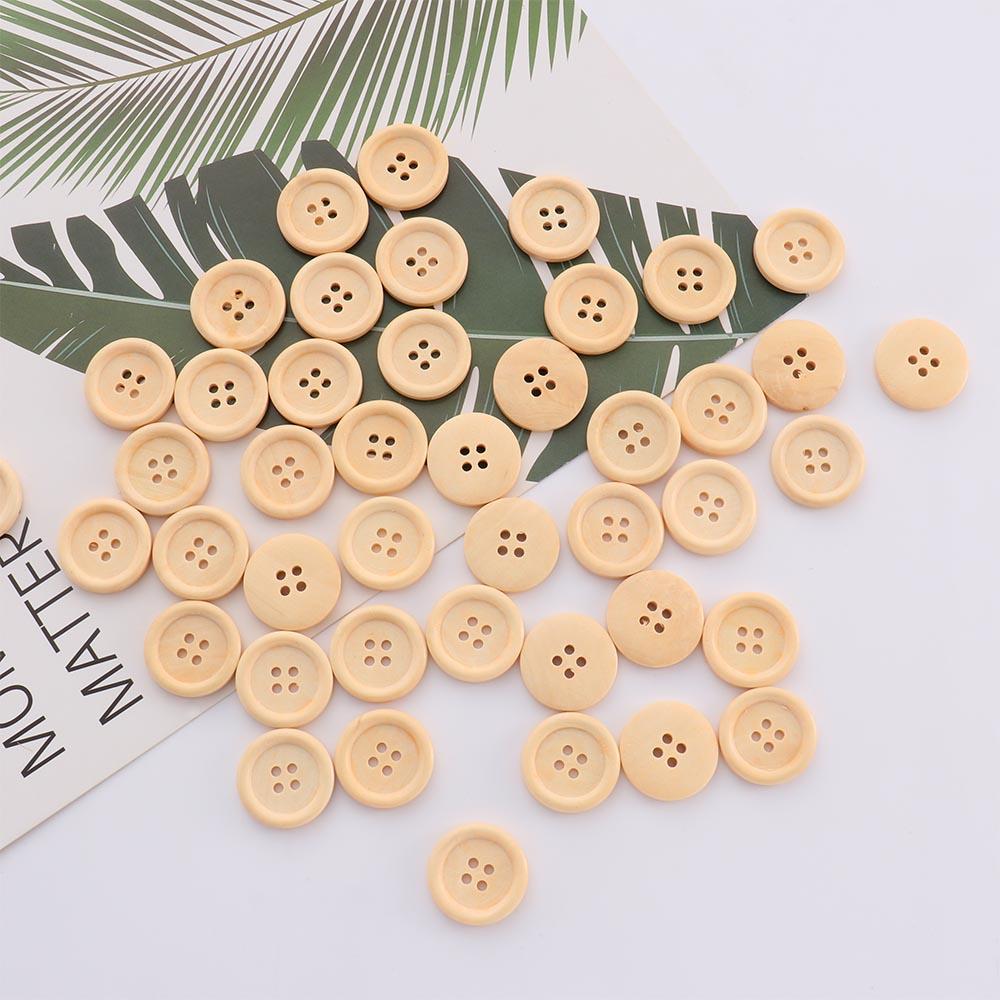 

15 мм новый цвет кокосового бревна 25 мм швейные деревянные цветные пуговицы «сделай сам» деревянные 4 отверстия для скрапбукинга