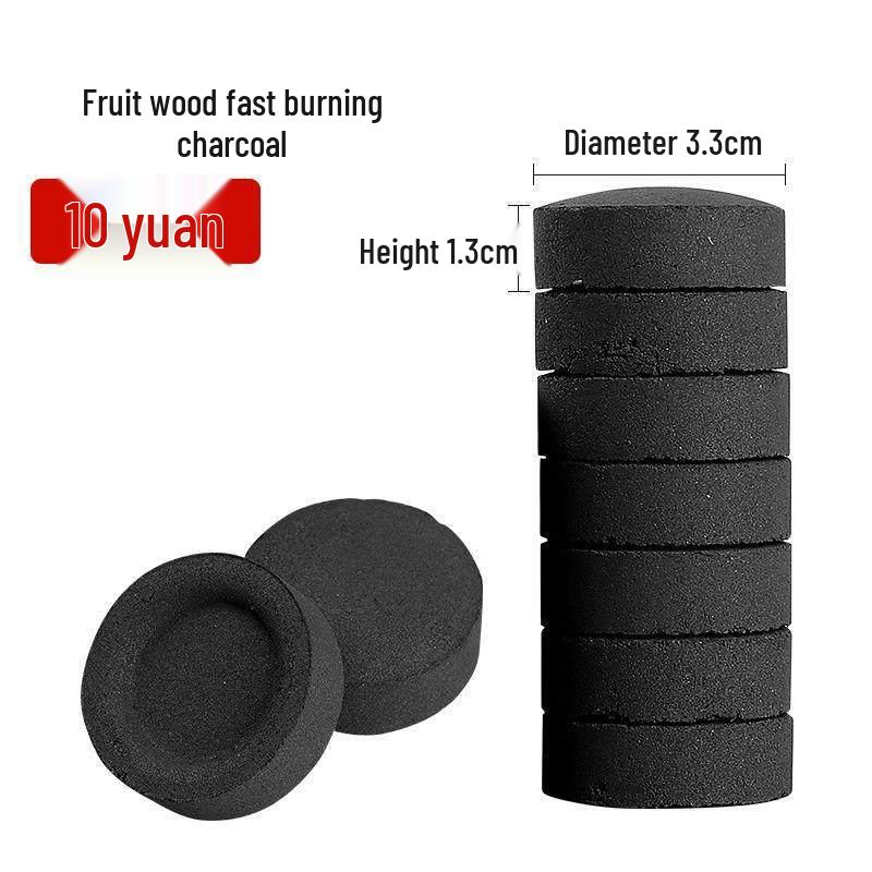 ZISIZ Fast-Burning Smokeless BBQ Charcoal