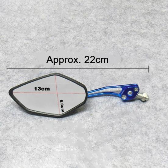 2 Teile/satz Motorrad Roller Paar Moped Motorrad Lenker Halterung Rückansicht Motorrad Backup Spiegel