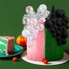 M-Modern-42Pcs Witch Theme Party Supplies Black Balloons Cake Topper Mini Balloons,Witch Hat Fantasy For Birthday Cake Decoratio
