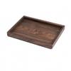 Tray Versatile Black Walnut Wood Serving Sleek for Entertaining