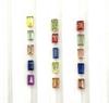 Natural Multi Sapphire Baguette Cut Loose Gemstone Lot 10 Pcs 1 CT For Jewelry Making