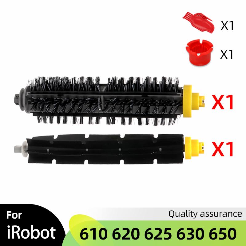 Ersatzteil-Set für iRobot Roomba 600 Serie 610 620 625 630 650 660 Staubsauger-Bürstenrolle Aero Vac Filter + Seitenbürste