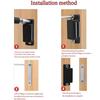 10pcs Cabinet Magnet Latch Cupboard Kitchen Furniture Magnetic Cabinet Door Latches Closures Plastic Strong Magnets Drawer Catch