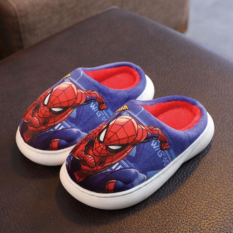 Girls' Winter Cotton Slippers - Soft Plush, Non-Slip Indoor Shoes for Middle & Big Kids