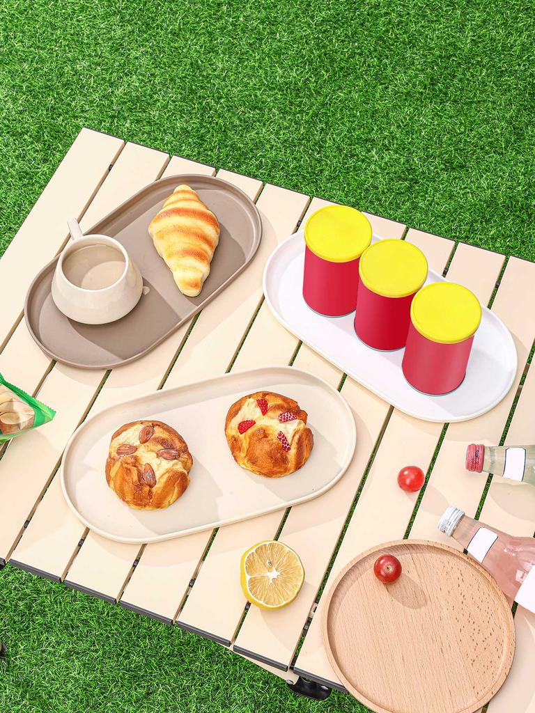 Oval Dinner Plate Microwave Safe Snack Fruit Plates Multifunctional Tableware Dessert Serving Tray Kitchen Dishes