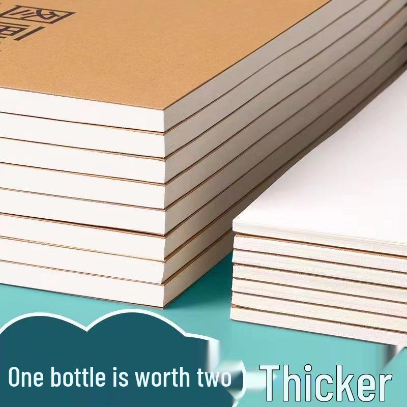 A4 Cowhide Cover Sketchbook for Kids and Students: Thick Pages, Ideal for Drawing, Painting, and Doodling.