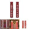 Festive Christmas Hanging Sign Banner Flag Xmas Party Outdoor Decoration