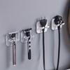 Waterproof Self-Adhesive Razor Hanger - Easy-to-Install Wall Hooks for Razors, Plugs, Bathrobes & Towels - Hypoallergenic