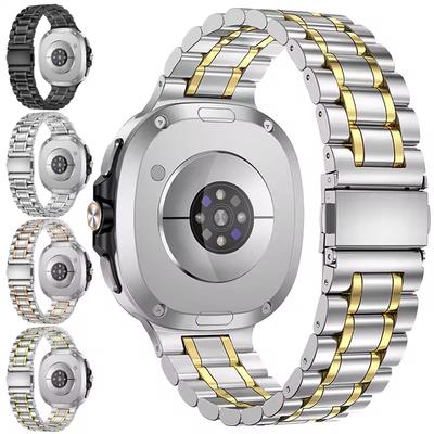 Metal Straps for Samsung Galaxy Watch 8/8 Classic 40mm 44mm 46mm Stainless Steel Wrist Link Bracelet Correa Galaxy Watch 8 Bands