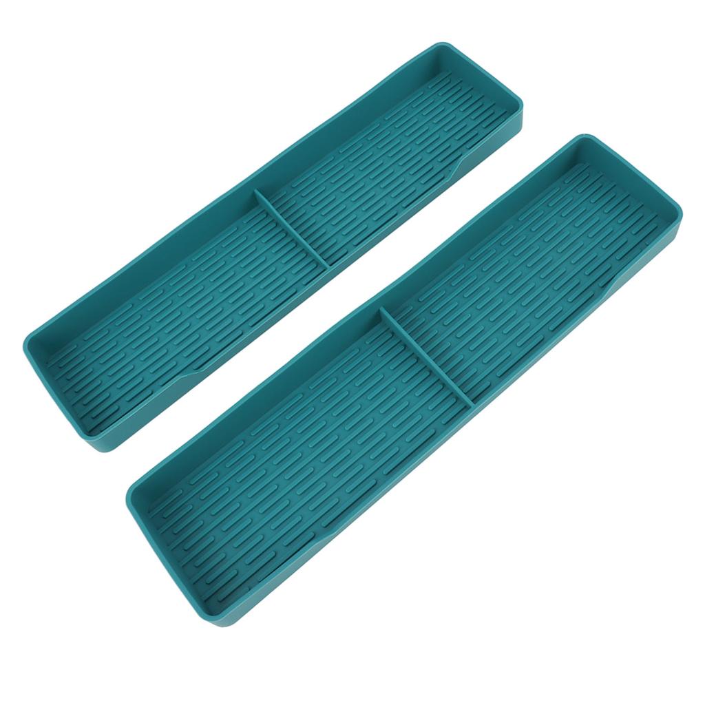 2Pcs Stove Top Shelf Silicone Magnetic Leak Proof Anti Slip Oven Top Shelf Spice Rack Organizer