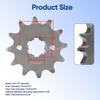 420 12T 17mm Motorcycle Front Engine Sprocket Compatible with 50cc 70cc 90cc 110cc 125cc 140cc 160cc Engine Honda TaoTao Loncin Roketa Coolster Sunl