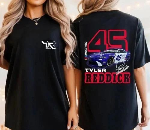 Tyler Reddick 45 NASCAR 2025 Racing Graphic Racing Fan T-Shirt 4XL