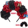 Realistic Artificial Camellia Headband Comfortable Fabric Headband  Stage Performance