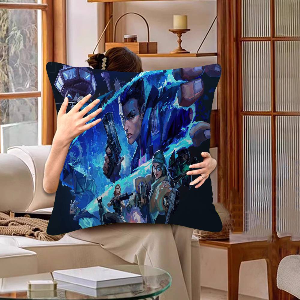 Игровой V-Valorant Наволочка Подушка Чехол для обивки Диван Декоративная подушка для дома Наволочка 30cmx30cm