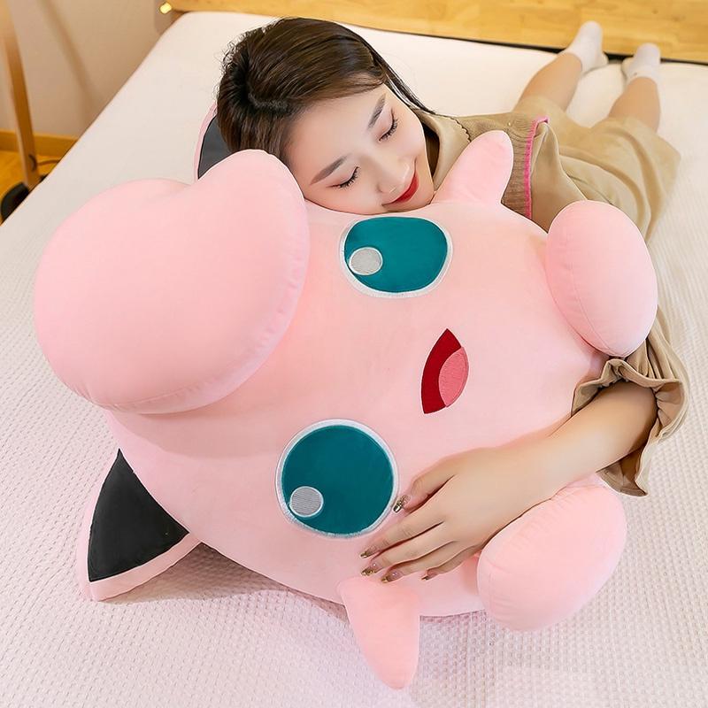 Cute Jigglypuff Plush Toy, Soft Short Fur, Pp Cotton Filling, 30-50cm Height