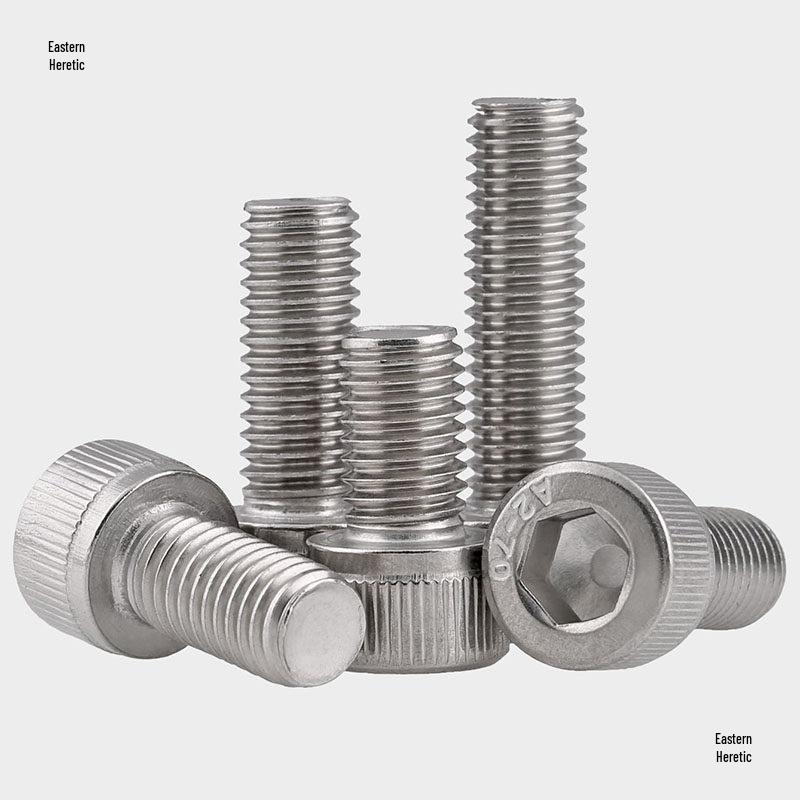 304 Stainless Steel M4 Hex Socket Head Cap Screw (15/22/28/80/90/110/120/130/140/150/160 mm)