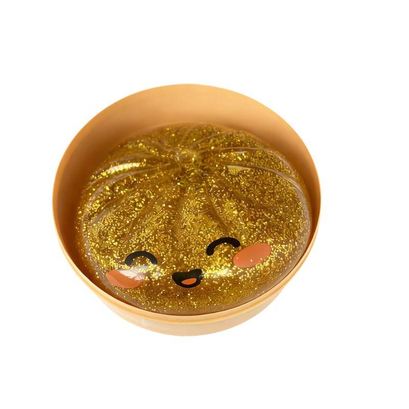 Squishy Bao Bun Fidget Transparent Glitter Dumpling Stress Relief Toy Slow Rising Steamer Box Squishy For Kids Trending Gift