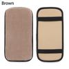 Interior Accessories Seat Supports Leather Cushion Case Car SUV Armrest Cover  Arm Rest  Pad  Console Box Mat