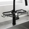 Adjustable Sink Shelf Aluminum Plastic Hanging Rack Durable Sink Organizer Rack  Dishcloth Drainer