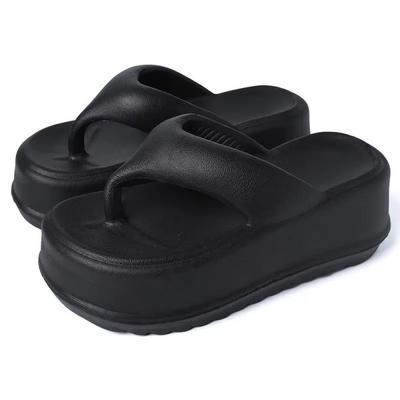 Mode Crestar Damen Sommer Plateau Ballerinas Hausschuhe Mädchen Mode Dicke Sohle Rutschfeste Flip-Flops Eva Komfort Strandsandalen Haus Pantoletten
