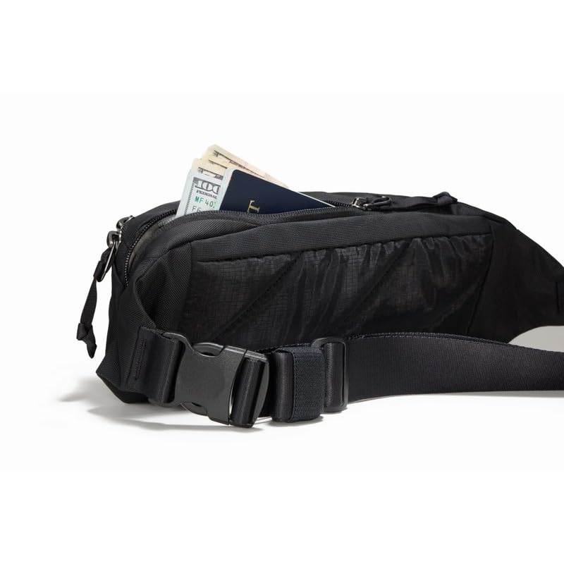 EVERGOODS CAS2 Civic Access Sling 2L Solution Black, Compact Travel Sling Bag for Men, Lightweight Shoulder Bag, Father's Day Gift