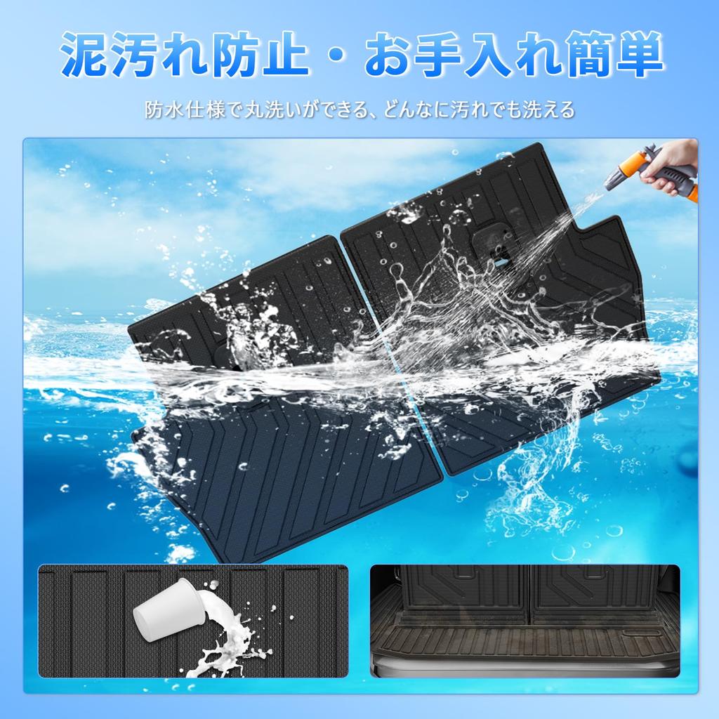 CARVANTA Jimny Nomad 3D Luggage Back Compatible with the Jimny Nomade JC74W Automatic TPE 3D Molded Trunk Cargo Mat with Luggage High Waterproof and