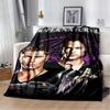 2026 New Supernatural Dean Sam Printed Blanket flannel Sofa Bed Cover for Four Seasons Comfortable Sleep Portable Warm Blanket