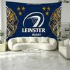 Leinster Rugby Wall Tapestry Aesthetic Wall Hanging Printed Fabric Blanket Decorative Tapestries for Bedroom Living Room Home Decor
