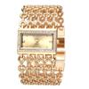 UTHAI W29 New Watch For Women Fashion Light Luxury Square Diamond Quartz Watches Clock Lady's Gold Stainless Steel Bracelet