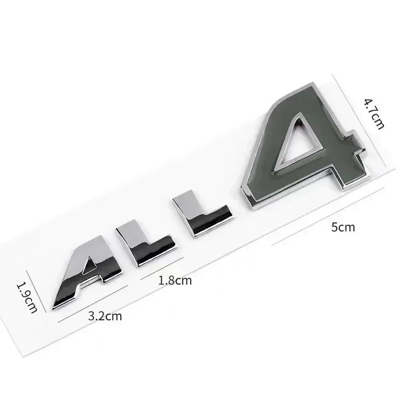 ALL 4 Metal Logo Emblem Auto Sticker ALL4 Badge for Mini COOPER JCW R60 R61 F60 Cooper S Countryman Paceman Car Accessories