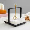 Wrought Iron Napkin Holders Rack Gold/Silver/Black Tissue Storage Box Napkin Dispenser  Living Room