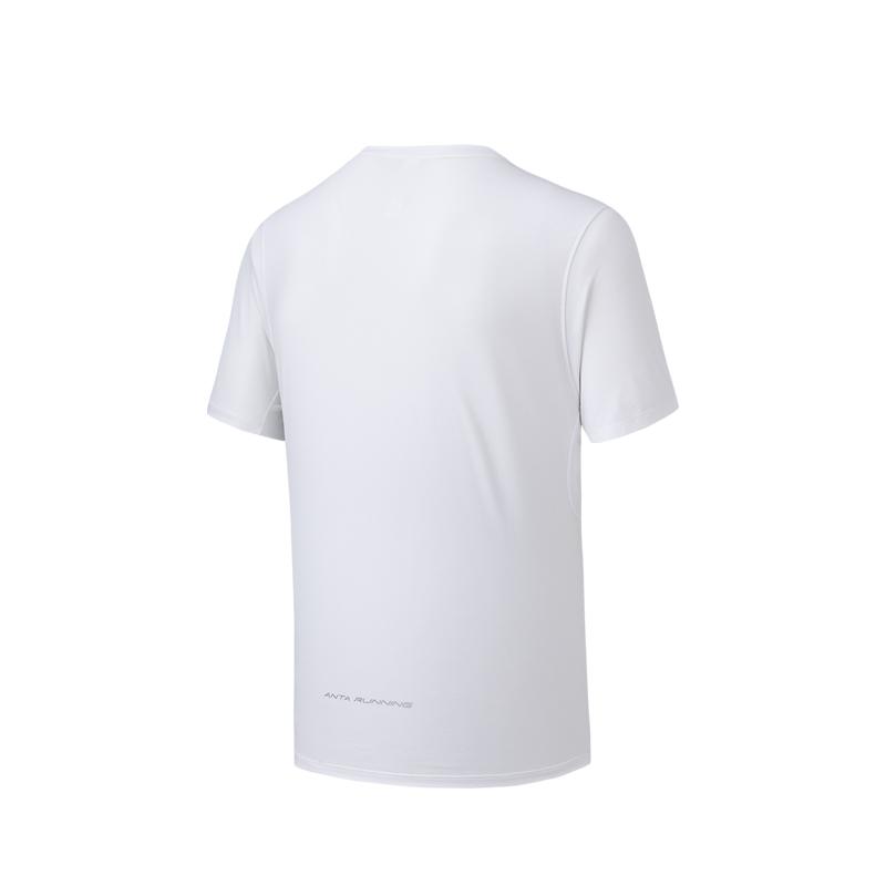 Anta Minimalist Quick-Dry Fashion Letter Sports Short Sleeve T-Shirt Men Tops 152625108-2