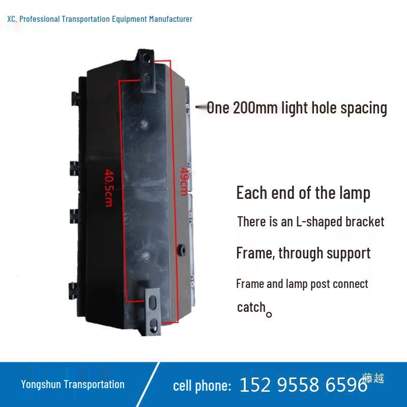 LED Traffic Signal Light: 00/300/400mm Red-Green Indicator for Parking Lots, Driving Schools, and Construction Zones