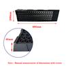 2Pcs Capacity Heavy Duty Car Ramps 70cm Plastic Portable Loading Access Ramps Lift Repair Maintenance Jack Lift Tool For 5000KG