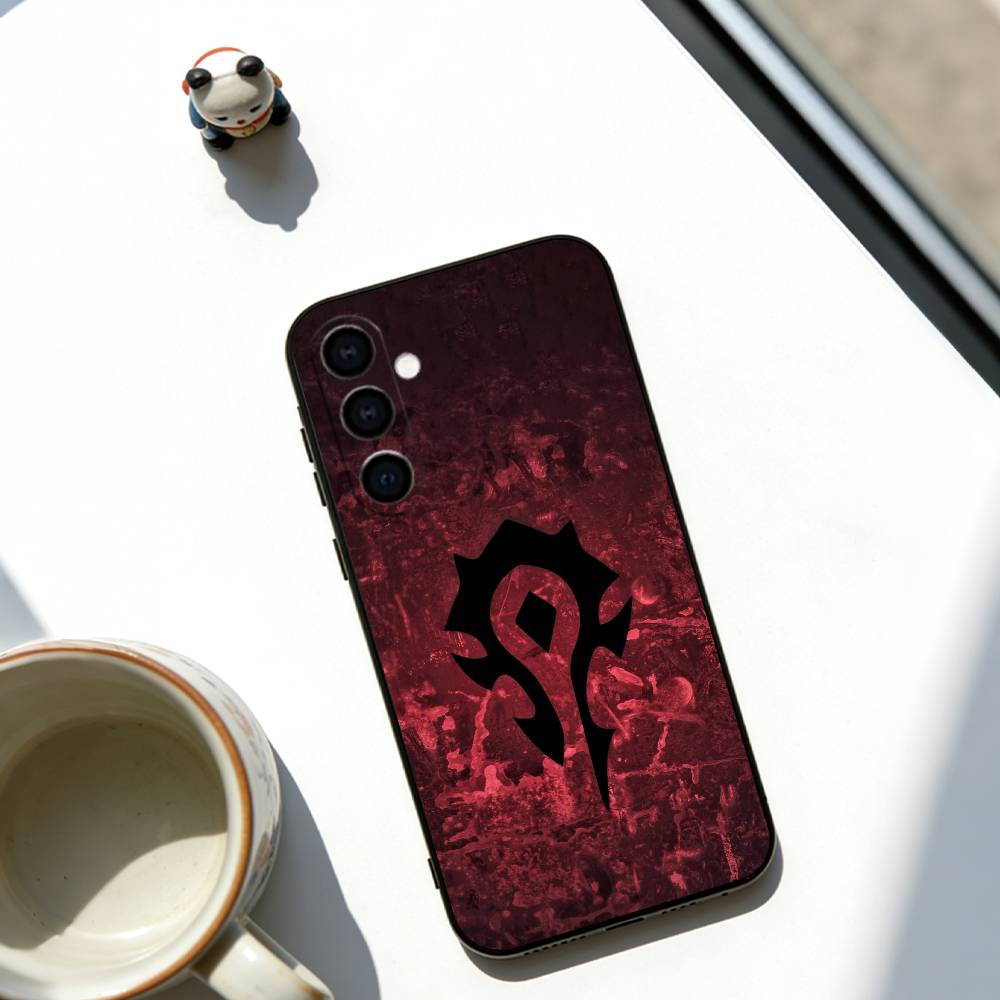 W-Warcraft G-Game Phone Case Soft black For Samsung Galaxy A73,A72,A71,A70,A53,A52,A51