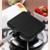 Sandwich Baking Tray Nonstick Double Pan Nonstick Pan Double Sided BBQ Skillets Aluminum Alloy Pot With Lid for Kitchen