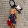 Creative Cute Mini BABI Princess Doll Toy Keychain Pendant Fashion Design Exquisite Clothe Series Backpack Pendant Birthday Gift