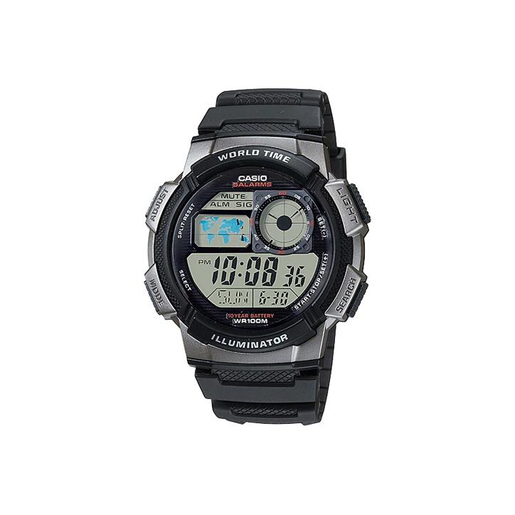 CASIO Men YOUTH Gray Watch AE-1000W-1B AE-1000W-1B Black Strap