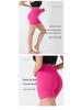Women's Seamless High Waist Yoga and Running Shorts - Quick Dry, Peach Lift Fit