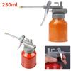 Red Oil Can Spout Design Grease Oiler Tool Thumb Pump Oiler  Car Repair
