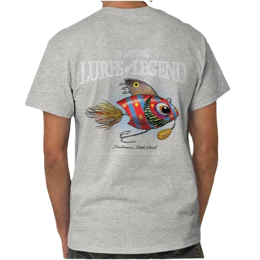 Unique Friedman Little Devil Legend Lure Fishing Angler Gift TShirt Summer Cotton Short Sleeve ONeck Mens T Shirt New S3XL