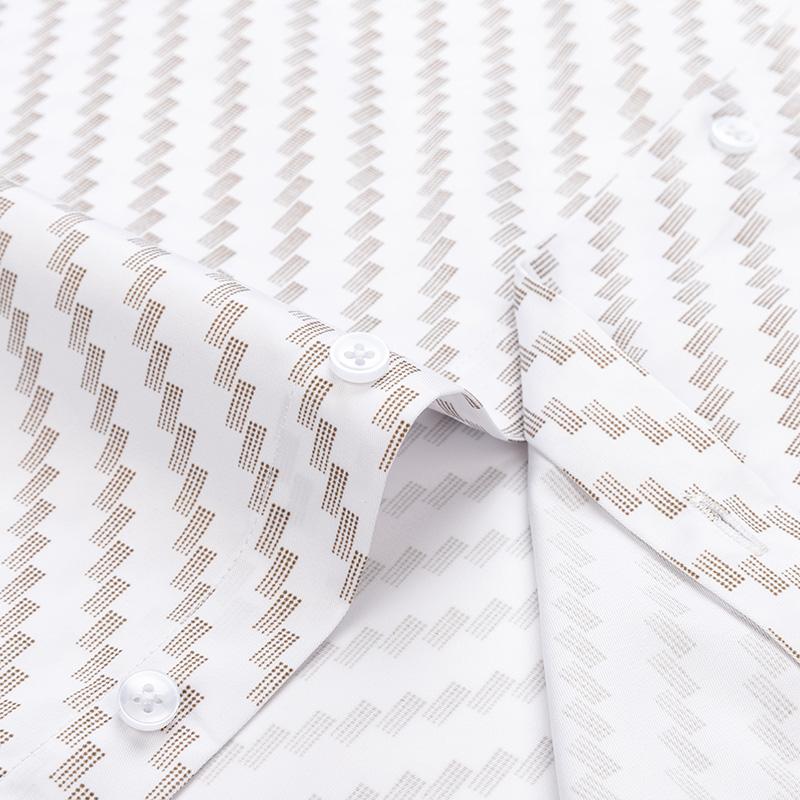 2024 New Long Sleeve Floral Shirts Silk Elastica Summer Spring Regular Fit Business Casual