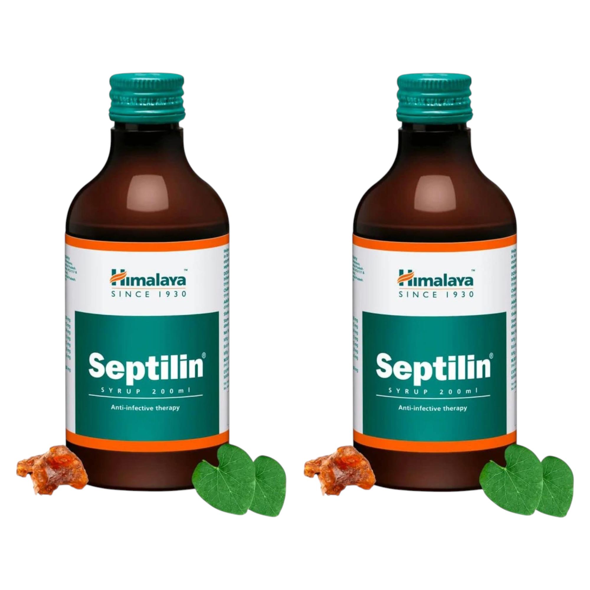 

Himalaya 2 x Septilin Syrup 200ml | Immune Support, Wellness Care, Herbal Supplement for Everyday Health