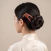 U-Shaped Wood Hairpin Double Side Hanfu Hair Accessories  Hanfu Headwear